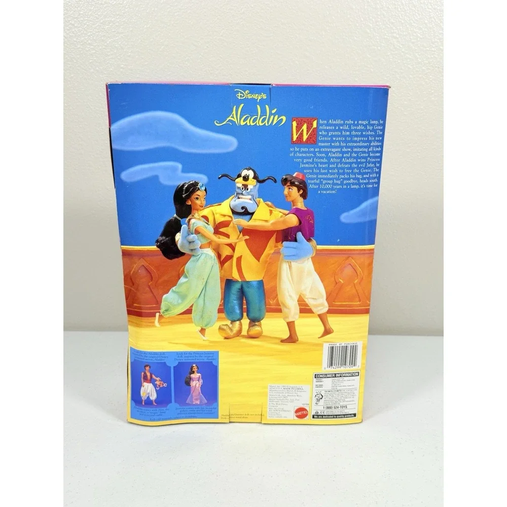 DISNEY'S ALADDIN FASHION GENIE  BARBIE DOLL 11.5